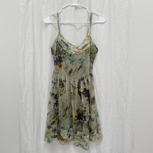 Anthropologie Flowy Mini Dress by Willow and Clay